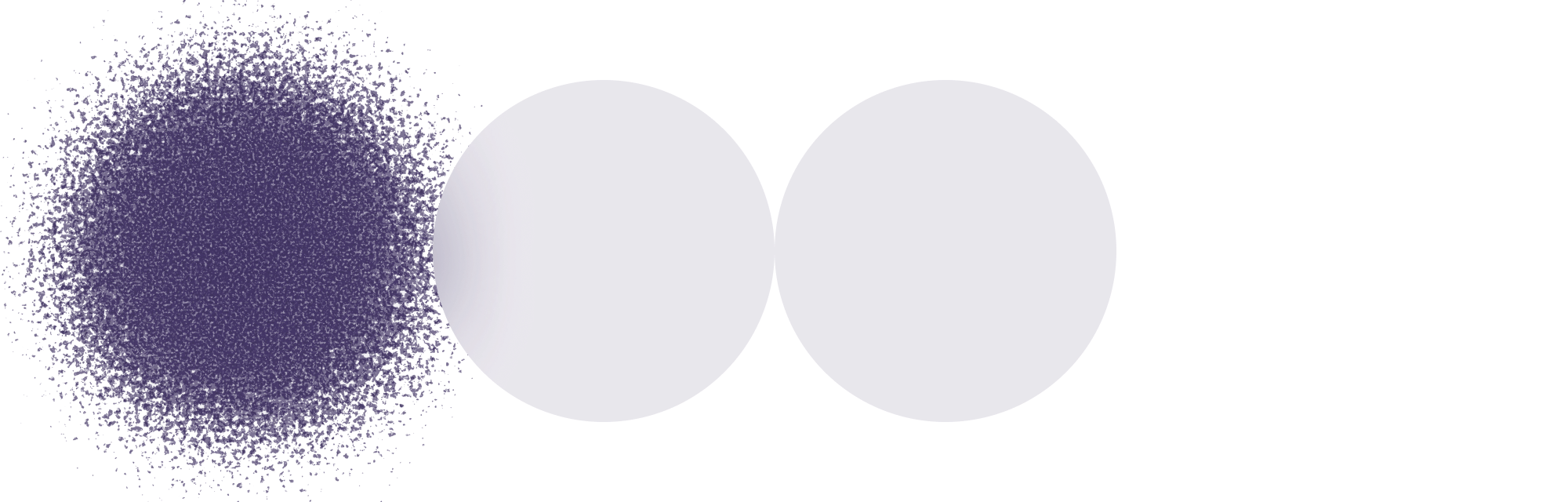 Symbolische Kreisillustration für unsichtbare Zusammenhänge